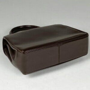 Gucci Handbag Turnlock Brown Logo Leather